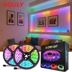 DC12V Outdoor Waterproof SMD5050 Smart Control RGB LED Strip Light Kit